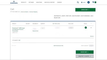 How to View Pricing, Access Lead Times, and Request a Quote