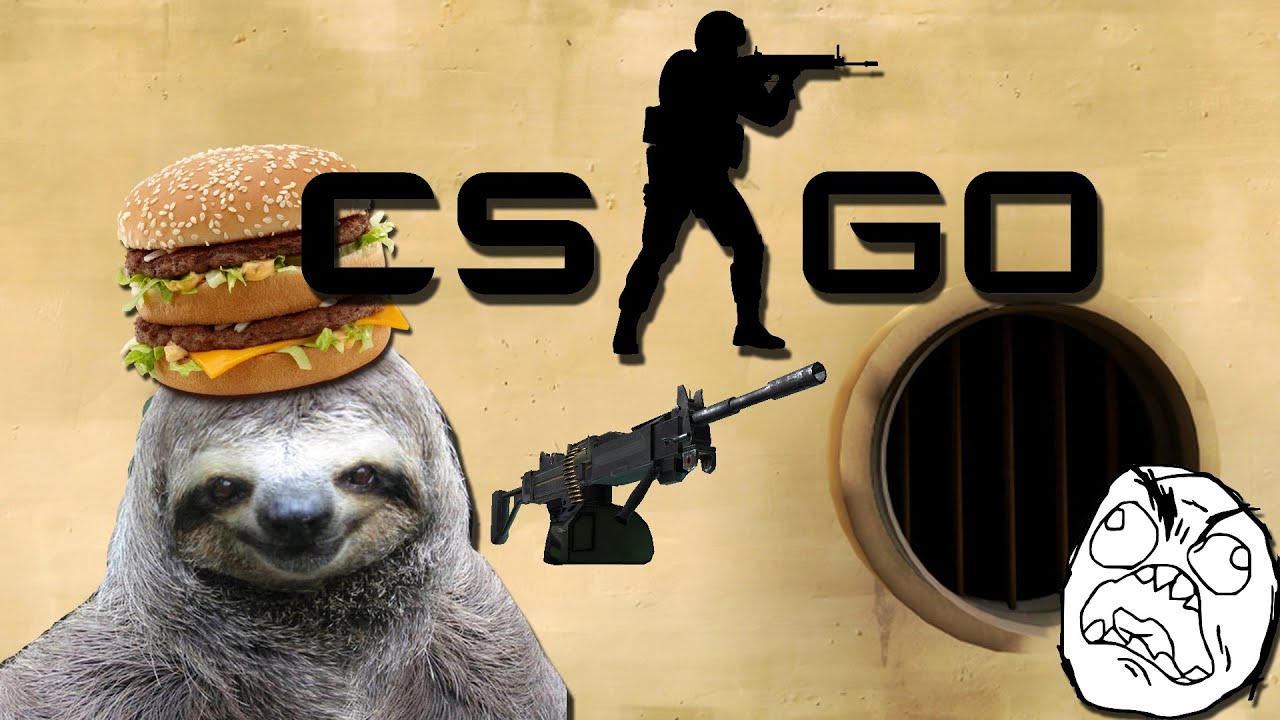 CS GO Funny Moments # 4 Sloth Mac Negev