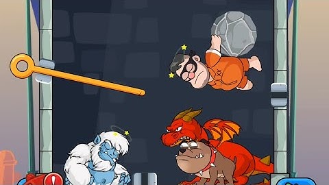 Prison Pin Rescue Gameplay Level Solution Pull The Pin/ Pull Him Out