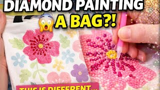 Diamond Painting…ON A TOTE BAG?! 😱 Let’s Try It!!