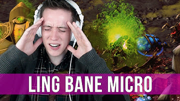 StarCraft 2: Zergling & Baneling Micro!
