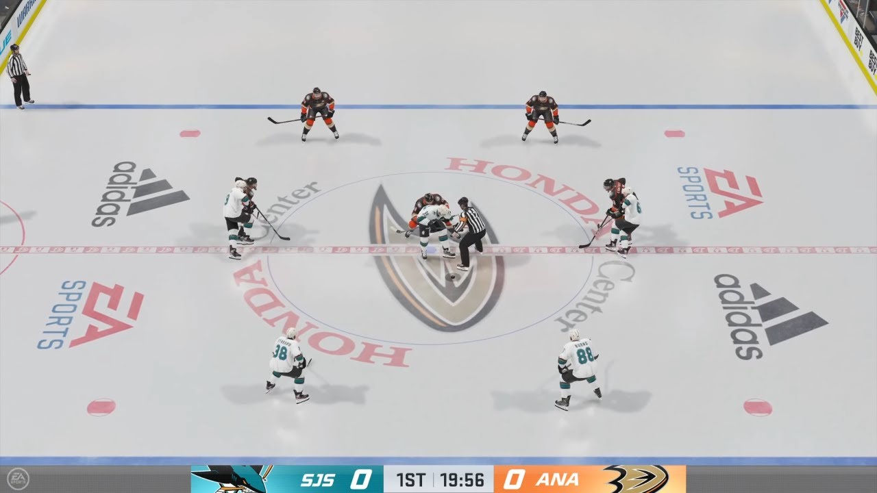 NHL 21 Gameplay Anaheim Ducks vs San Jose Sharks