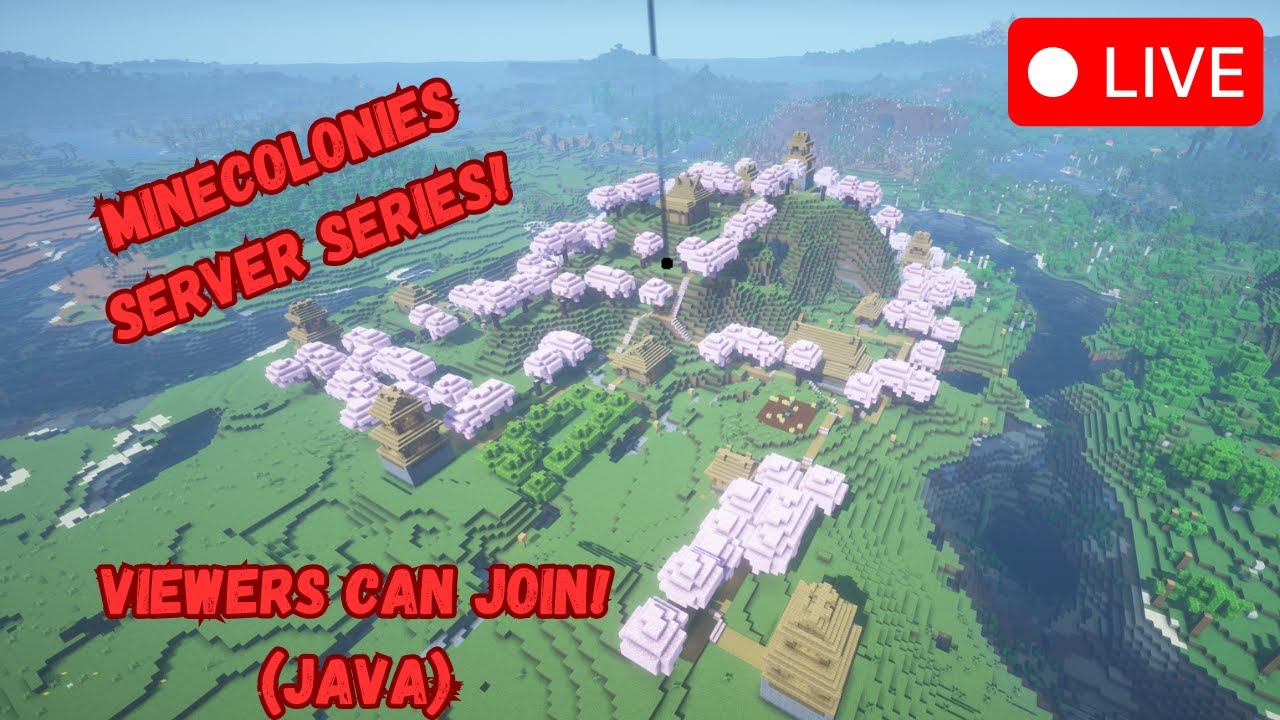 MineColonies Server Day 6 LIVE! Viewers Can Join!