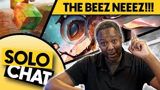 Solo Chat #5: THE BEE NEEZ! (Apiary and TM The dice Game Review)