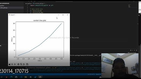 Membuat grafik python