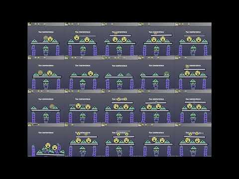 20 Speedrun attempts of Super Stacker 2 Level 25 played at once