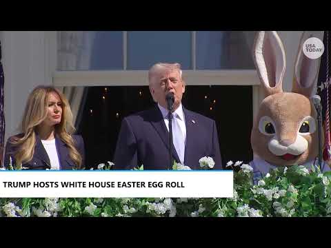 Trump aborda rescate de pilotos tras choque de avión durante celebración de Pascua en la Casa Blanca