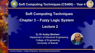 Chapter 3   Fuzzy Logic System   Lecture 2