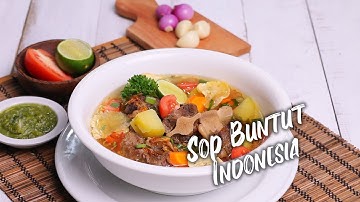 SOP BUNTUT INDONESIA DAN SEDUHAN KUNYIT ASAM