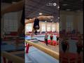 Gymnast NAILS Chin on Balance Beam!! 🤸🏼‍♀️🫣💥🤕 #gymnastics #fail #ohno #likeaboss  #viralvideo