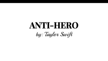 New Album #officialvideo ANTI-HERO by: Taylor Swift. 1 hour music with Lyrics. Repeat Repeat Repeat