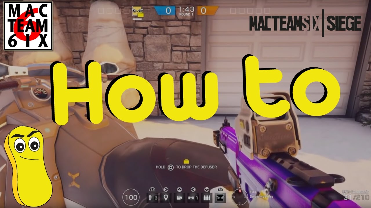 How To Throw Grenades Through Drone Holes Rainbow Six Siege YouTube