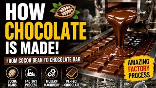 Inside the Chocolate Factory 🍫 | Complete Chocolate Making Process | Factory Documentary