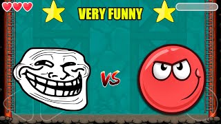 " FUNNY " RED BALL 4 : TROLL FACE QUEST screenshot 4