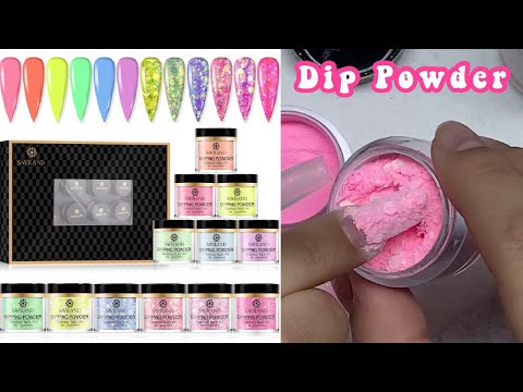 I TRIED DOING DIP POWDER NAILS... again | SAVILAND DIP POWDER KIT! Nail Tutorial