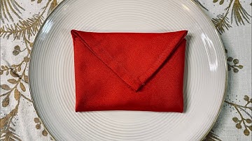 Envelope Napkin Fold