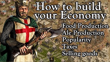 Stronghold Crusader - How to build your Economy | Tutorial w/ .:NightMare:. [1080p/HD]