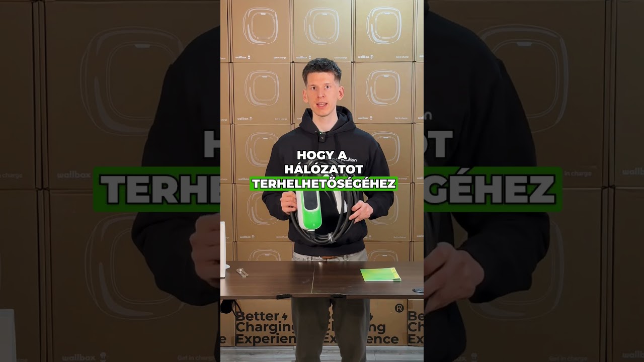 Rheidon elektromosautó-töltő használat közben