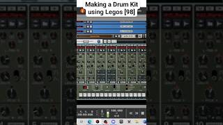 Making a Drum Kit using Legos [98] #shorts #music #entertainment