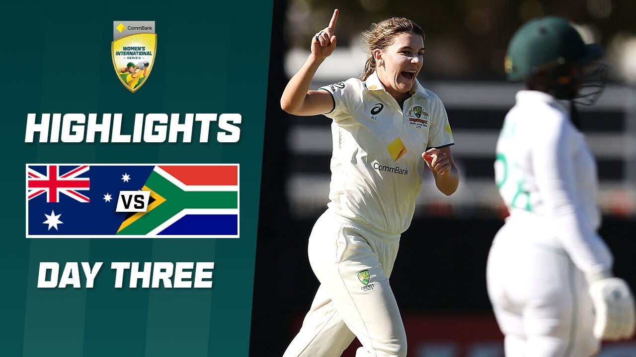 Australia v South Africa 2023-24 | Only Test | Day three