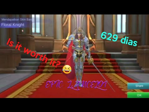 Skin Lancelot Floral Knight Mobile Legends Bang Bang Youtube