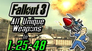 Fallout 3 All Unique Weapons in 1:25:48 (World Record)