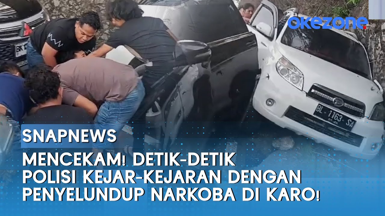MENCEKAM! Detik-detik Polisi Kejar dan Tangkap Penyelundup Narkoba di Karo! 255 Kg Ganja Diamankan!