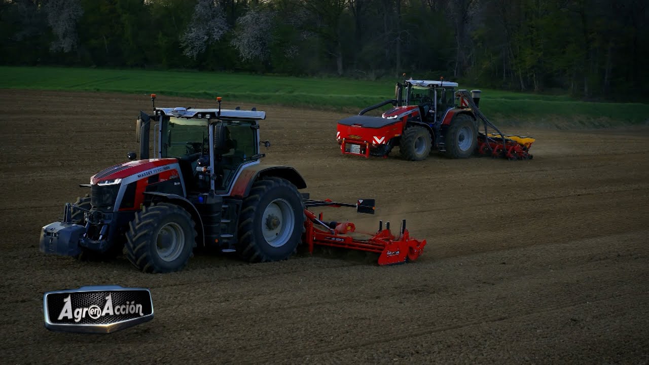 T9/E8: Nuevos tractores de Massey Ferguson y aperos para labranza de Agrosalinero