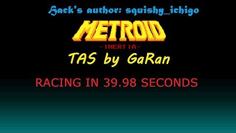 Super Metroid Inertia any% Tool-Assisted Speed run
