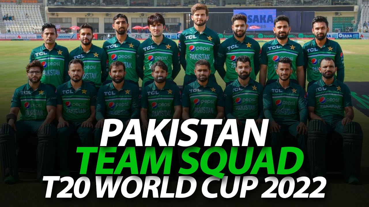 Pakistan Squad For T20 World Cup 2022