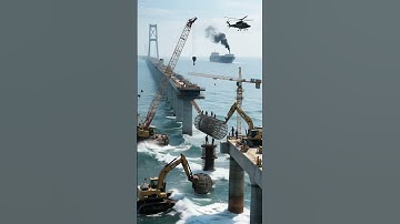 USA infrastructure ai bridge build #bridge #waterbridge #usabridge #machines #infrastructure part 01