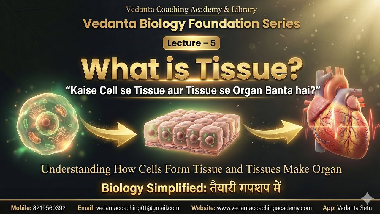 What is Tissue ? Understand Link Between Cells, Tissue & Organ