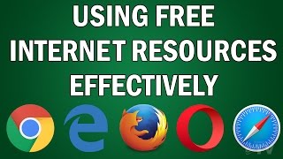 Using Free Internet Resources Effectively
