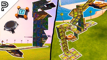 How to Build 4 Fortnite "Jungle Gyms" (Trickshot Tutorial)