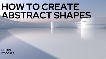 How To Create Abstract Shapes 1 - SketchUp on Macbook Air m3