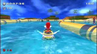 Sonic World (Fan Game) (Release 9) - PC playthrough part 18 (Knuckles) (recorded 2022-09-24)