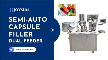 Dual feeder Capsule Filling Machine|Semi automatic capsule filler