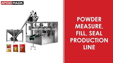 Powder Measure Fill Seal Production Line - ATCOPACK