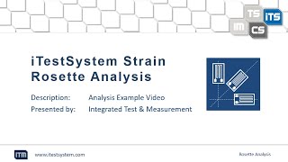 iTestSystem Rosette Analysis