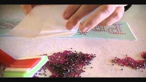 How to make a Rhinestone Transfer Revised.wmv