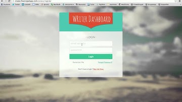 How to login to the your Snippet Writer Dashboard