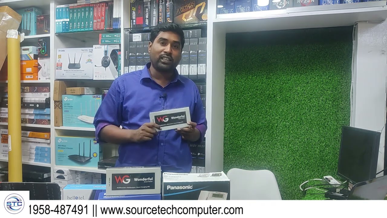WG Router UPS, Mobail PowerBank, Telephone Best Price Available at Source Tech Computer