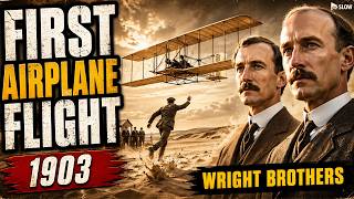 The First Successful Airplane Flight | The Wright Brothers Story | Slow English Podcast |Episode 73