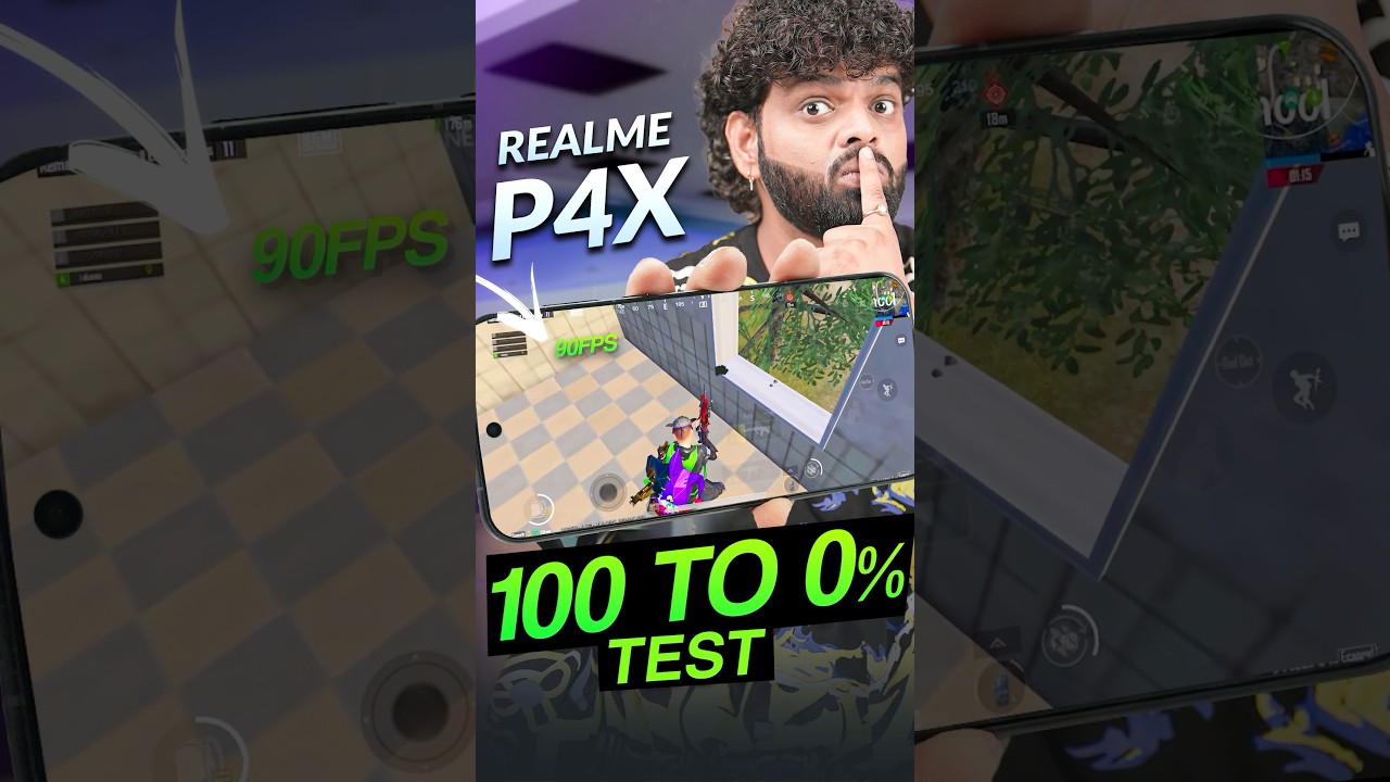 Realme P4x Battery Test: 100% ➝ 0% 😱