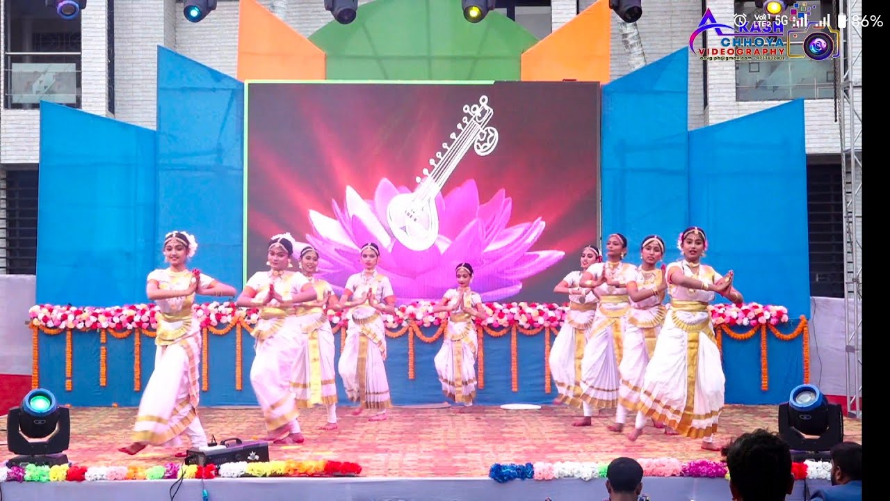 Saraswati Vandana / Welcoming- Dance Performance - Annual Concert - 2025 - Sudhir Memorial Institute