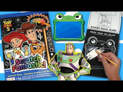 Toy Story 5 Movie Scratch Fantastic Activity: Messy Fun !