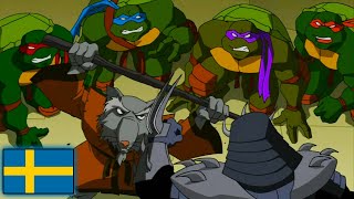 Ninja Turtles på Svenska 🇸🇪 Säsong 1 avsnitt 11 🐢 Shredder slår till | TMNT Mutant Melee