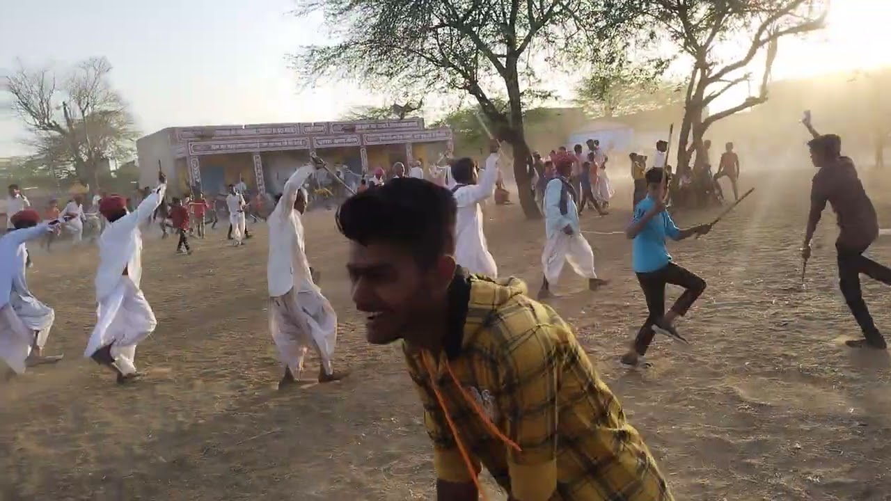 Holi festival Sandan gair jalore 2022