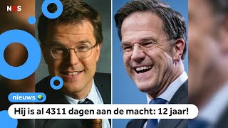 Record voor Mark Rutte: langstzittende premier ooit