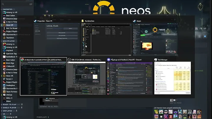 how to update YouTube DL for Neos